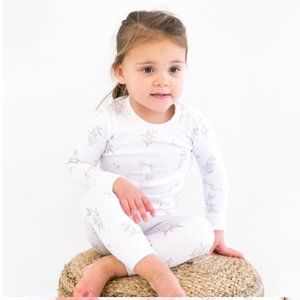 Sammy + Nat Pima Cotton Ballerina Bunny Print Pajamas PJ Set 8